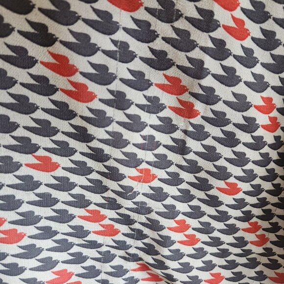 WE Sleeveless Cowl Neck Top with Bird Print (L) - Picture 2 of 7